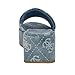 Guess Women's BINTAI Sandal, Medium Blue Denim Logo 420, 10