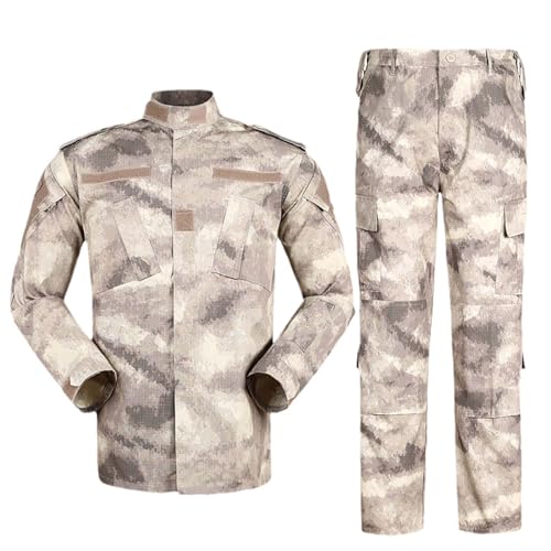 AKIF Kamouflagekläder för män och mångsidiga och hållbara kläder för jakt och utomhusaktiviteter, 8, XS