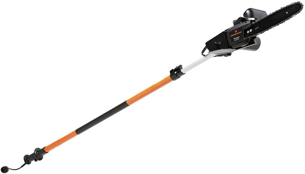 Remington RM1025P Ranger I 8-Amp Electric 2-in-1 Pole Saw & Chainsaw with 10-Foot Telescoping Shaft and 10-Inch Bar for Tree Trimming and Pruning