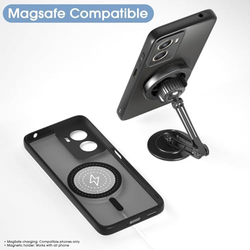 Image of Mobile Back Cover for Motorola G06 Power 5G, Bumper Case Cover | Magnetic Suppor | 360 Degree Protection Back Case Cover (Moto G06)