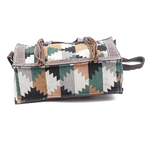 Western Handmade Genuine Leather Bag | Hand-Tooled Artisan Purse for Women | Spacious, Durable, and Stylish Shoulder Handbag with Premium Leather and Detailed Craftsmanship | Perfect for Everyday Use3