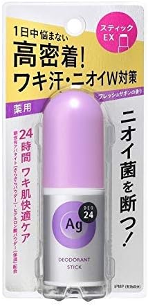 AGEO DEO 24 Deodorant Stick EX (Quasi Drug) Fresh Savone Scent 20g 5 pieces