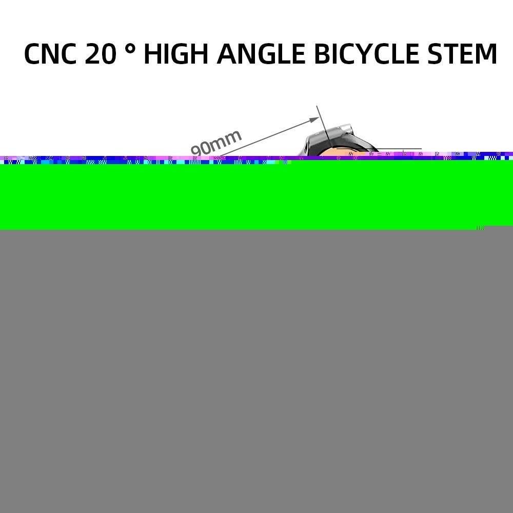 Wspornik kierownicy rowerowej 31,8 mm Rower szosowy 20/45 Stopniowy stół przedłużający kierownicę CNC Mtb Power