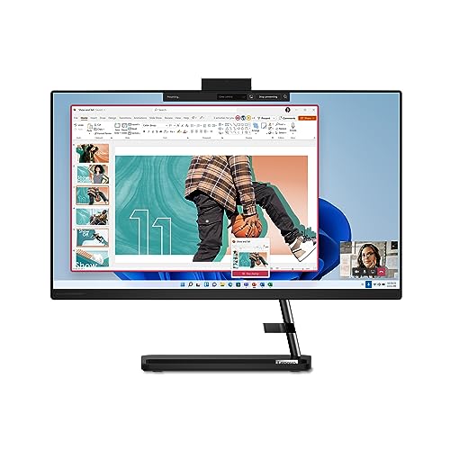 Image of Lenovo IdeaCentre AIO 3i 24 - (2023) - All in One Desktop Computer - Mouse and Keyboard Included - 23.8 inch Full HD Touchscreen Display - Windows 11-8GB Memory - 256GB Storage - Intel Core i5-13420H