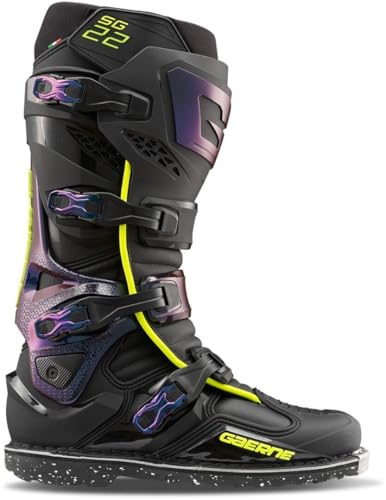 Gaerne Botas de motocross SG 22 Camaleón, Negro , 46 EU