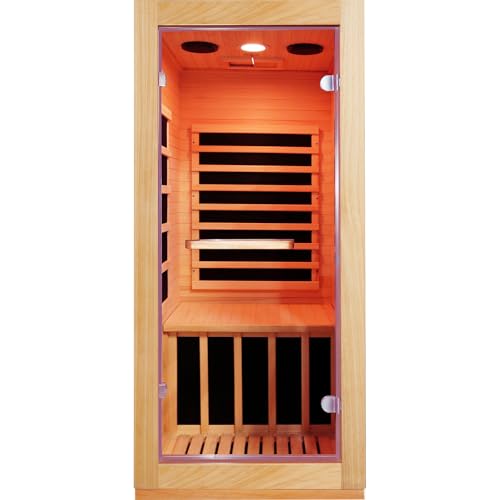 ToTibuy Far Infrared Sauna Home Sauna Room Indoor 1 Person