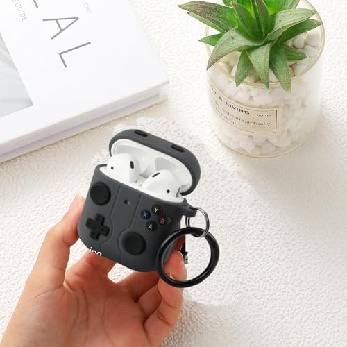 Image of [2Pack] Gedicht for Airpods 2nd Generation Case, Funny 3D Cartoon Game Console Design Silicone Soft Cases for Airpods Case 2nd /1st Gen, with Keychain Kids Women Men for Airpods Case