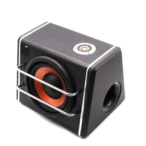 Caisson de basses voiture 8 pouces actif trapézoïdal audio coffre