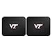 FANMATS 12393 NCAA Virginia Tech Hokies Back Row Utility Car Mats - 2 Piece Set, 14in. x 17in., All Weather Protection, Universal Fit, Deep Resevoir Design, Molded Team Logo