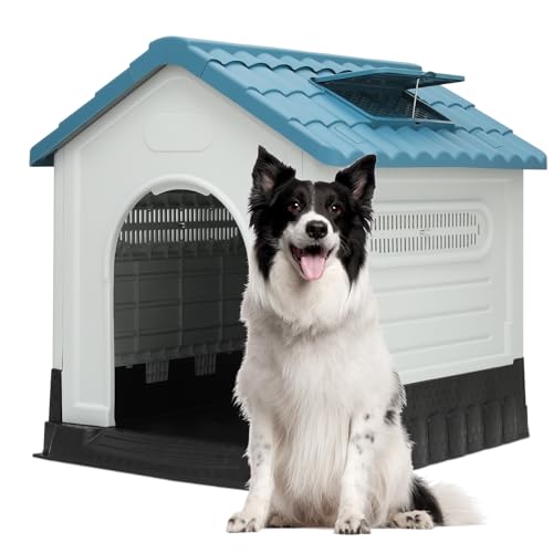 MoNiBloom 38.5 Inch Dog House for Large Dogs