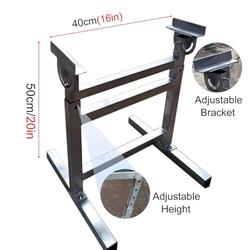 Supporto a rullo trasportatore in acciaio inox ad altezza regolabile, 1,5 m, cinghia di trasporto non alimentata 600 x 500 x 400 mm, perfetta per magazzini e logistica, supporto W16in/40 cm