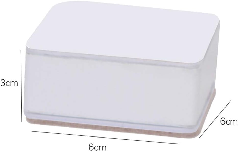 Furniture Legs Bed Cabinets Risers Metal Square Table Legs Furniture Feet Replacement Furniture Risers Legs Couch Legs Sofa Desk Legs 4pcs(white3cm)
