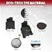 LASFIT Floor Mats for 2019-2024 2025 Ram 2500/3500 Crew Cab Bucket Seat for Carpet & Vinyl Floor (NOT fit Model with PTO Kit), All Weather TPE Custom Fit Car Mats Floor Liners 1st & 2nd Row, Black
