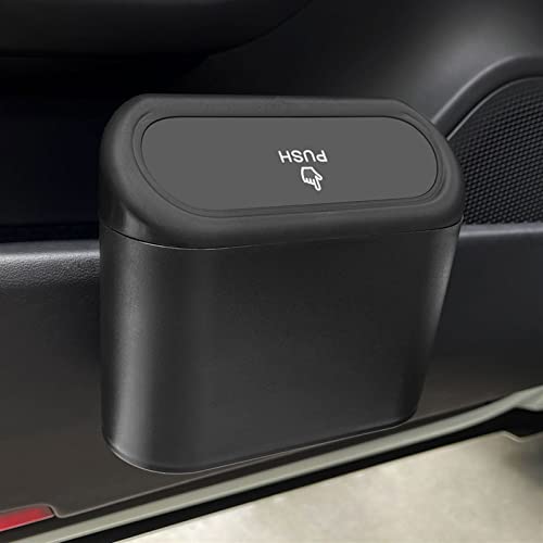 Boîtier poussière boîte à poubelle ABS carré noir suspendu pressant pour voiture 451 453
