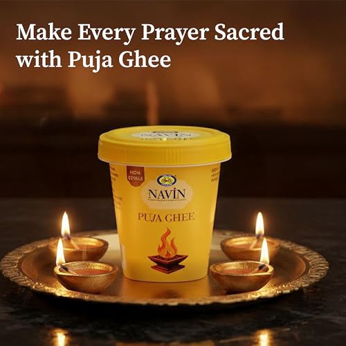 Image of Cycle Pure Navin Puja Ghee 200ml | Non-edible Ghee for Diyas /Lamps, Aarti & Rituals