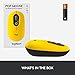 Logitech POP Wireless Mouse and POP Keys Mechanical Keyboard Combo - Customisable Emojis, SilentTouch, Precision/Speed Scroll, Design, Bluetooth, Multi-Device, OS Compatible – Blast Yellow