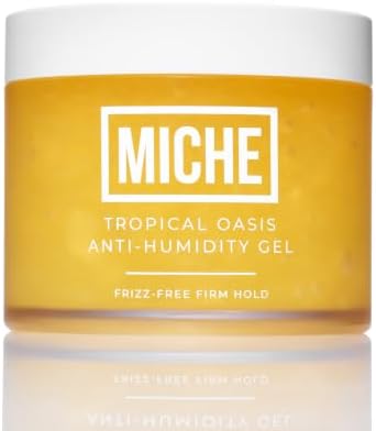 MICHE Anti-Humidity Frizz-Free Strong Hold Hair Gel 8.8 oz | For All Curl Types - Curly and Coily
