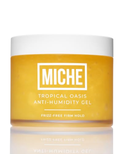 MICHE Anti-Humidity Frizz-Free Strong Hold Hair Gel 8.8 oz - For All Curl Types - Curly and Coily