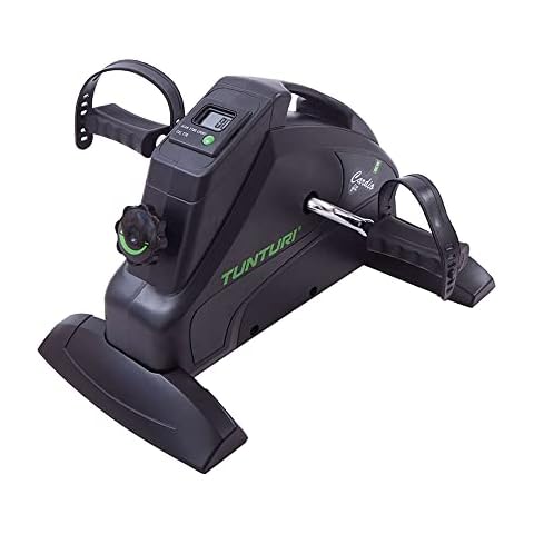 Tunturi Cardio Fit M30 Mini Bike Heimtrainer/Pedaltrainer/Arm- und Beintrainer/Minifahrrad/Bewegungstrainer für Senioren mit LCD-Bildschirmanzeige - Schwarz Cover