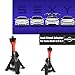 URMECCH Car Jack Stand Adapters for Tesla Model 3 model3 Model Y modely Model S and Model X, Axle Jack Stand Adapter Pucks, Rubber Jack Pad Pucks Lifting Plugs - fits 3 Tons Jackstand, Set of 2