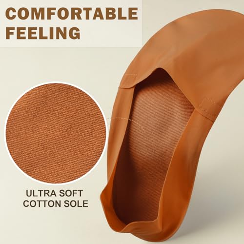 Image of Sofier No Show Socks Womens, Non Slip Low Cut 6 Pairs Thin Silky Dress Footies Liner Invisible Socks Flats Loafers Sneakers