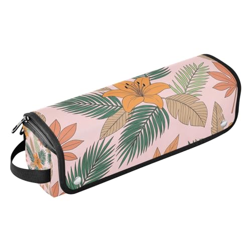 Organizador de Herramientas para Cabello 2 en 1 y Alfombrilla Resistente al Calor con Cremallera, Gran Capacidad para Plancha de Pelo, Rizadora, Secador y Peines