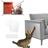 PROTEJA TODOS SUS MUEBLES: Nuestro protector puede colocarse en cualquier tipo de mueble y superficie, tanto en armarios, como en sofás, etc. El protector evita que tu gato arañe o rasque su sofá o mueble favorito.