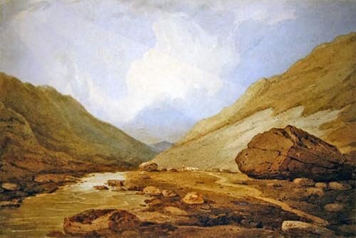 Toile Llanberis Varley decoration murale grand format salon lumineux