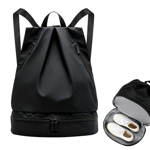 DEARBAG Sacca Sportiva Impermeabile, Zaino Impermeabile Sport, Con Scomparto Scarpe,