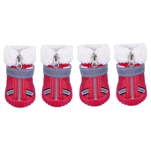 Chaussures pour chiens Chihuahuas et chiots : protège-pattes antidérapantes 4 pièces