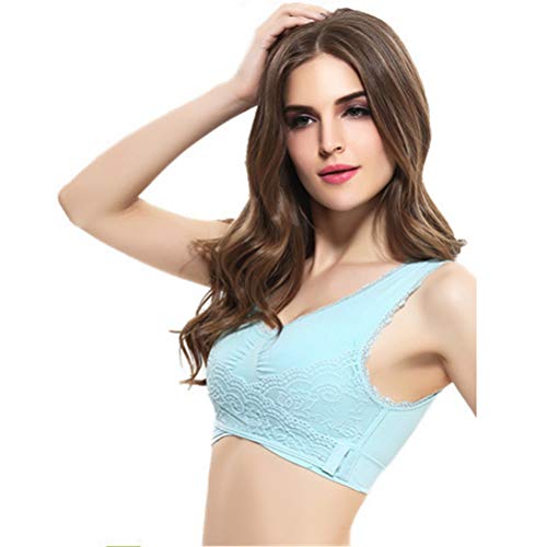 Mumaya Bustier Bra Sport Yoga Running Bra Women Seamless Front Cross Side Buckle Racerback lace Bra Breathable Comfortable Bra Without Underwire