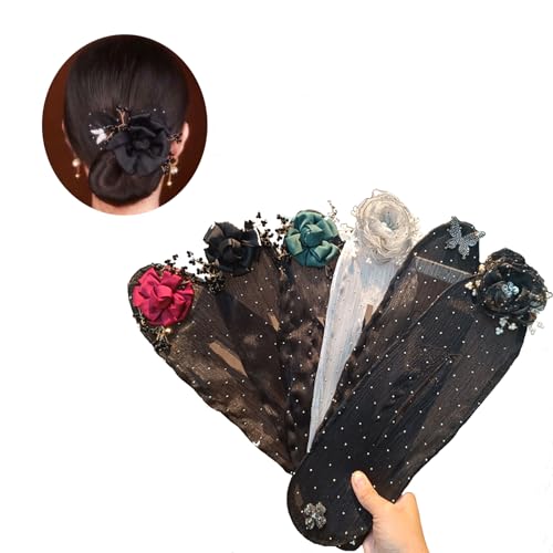 LSSwuoi hJt[ Deft Bun 2024 Lazy Hair Bun [J[ wAANZT[ ̎q p p (ubNt[)