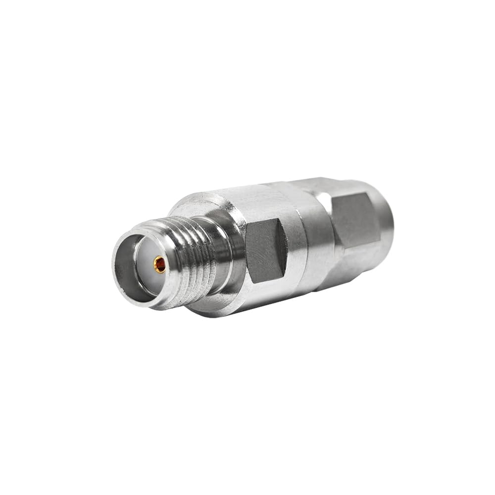 Adaptateur SMA mâle à Femelle Haute Tension en Acier Inoxydable, connecteur de câble Coaxial 0~18G, 50 Ohm, 1 pièce
