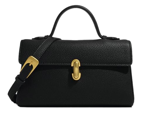 Women's Crossbody Bag Small Leather Shoulder Bag with RFID Blocking Card Slots Adjustable Strap for Daily Use