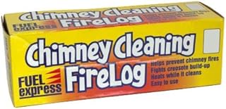 Chimney Cleaning Fire Log - Treats Creosote and Compound Build up - Heats While it Cleans - Free Delivery