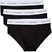 Calvin Klein Herren 3er Pack Unterhosen Hip Briefs Unterwäsche, Schwarz (Black), L