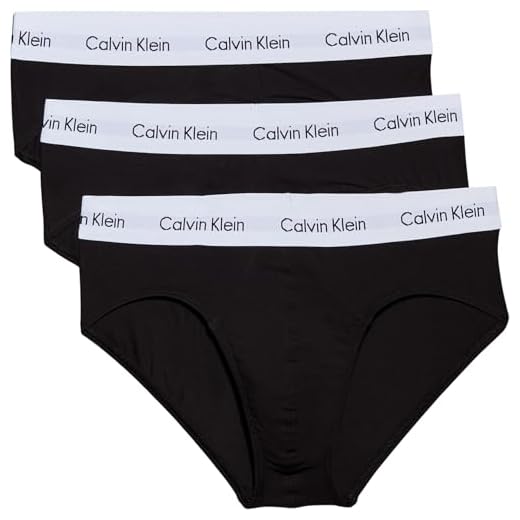 Calvin Klein Herrtrosor (3-pack), Svart (001 ), L