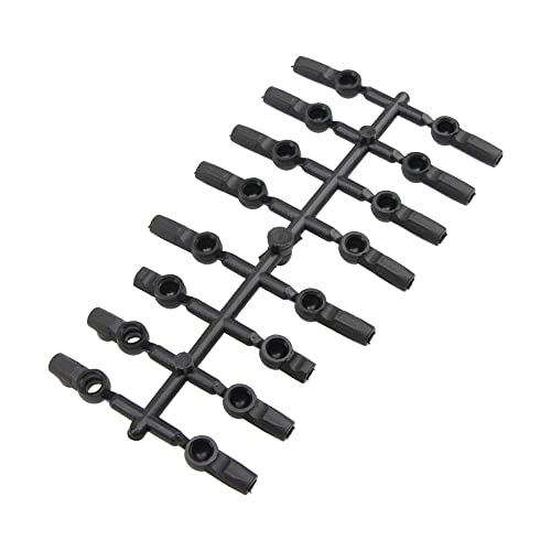 Vgoohobby Plastic M3 Tie Rod End Ball Joint Cap 4.8mm 5mm Compatible with 3Racing Sakura S XI XIS CS...