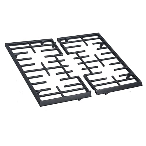Atgestore Upgraded W10620480 Burner Grate Replacement for Whirlpool Stove Parts Cast Iron Grate WFG320M0BW3 WFG505M0BS3 Whirlpool 5 Burner Gas Range Stove Top Cooktop Surface Burner Grate Rack 1 Set