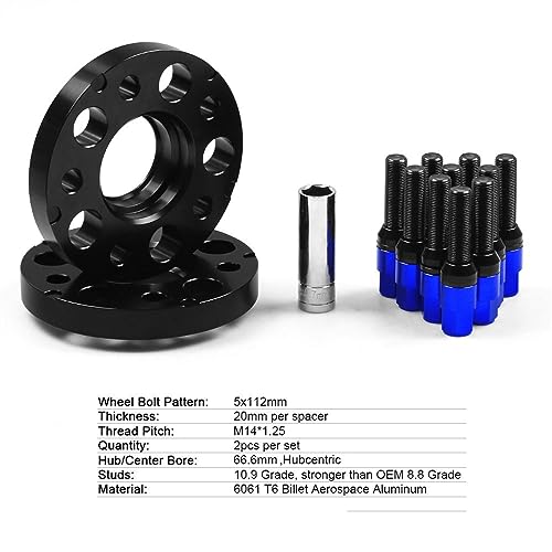 Separadores de llanta 5x112 de 20mm para BMW X3 G01 que ensanchan las vías con seguridad 3