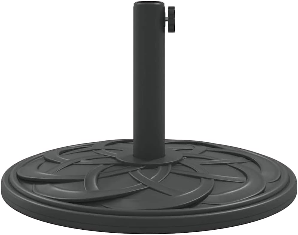 vidaXL Parasol Base for Ø1.5/1.9" Poles, Garden Umbrella Holder, Parasol Stand for Outdoor Patio Lawn Deck Balcony, 26.5 lb Round