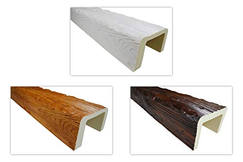 2 metros | Viga | Poliuretano | Aspecto de madera | Deco Wood | 190 x 130 mm | EQ005.D