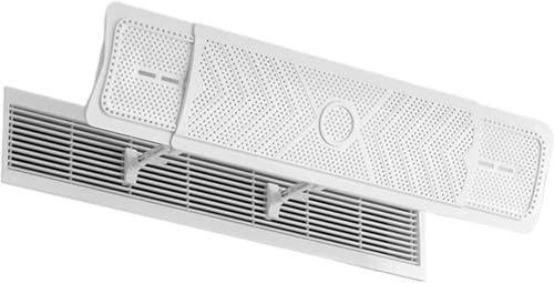 Deflector de ventilación de aire acondicionado ajustable premium - Redirector de flujo de aire ultra tranquilo para un control climático perfecto en el dormitorio y la sala de estar