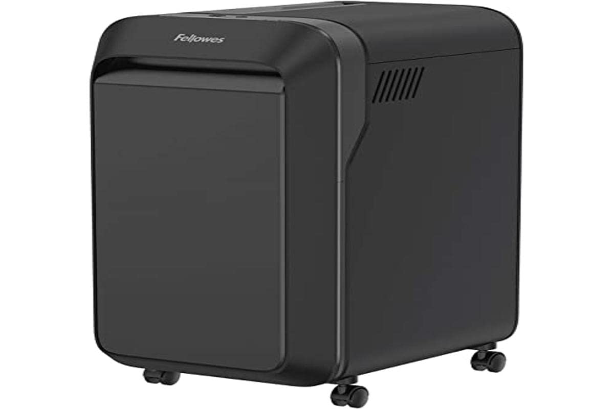 Fellowes Lx220 Niszczarka Dokumentów, Wysoka Prywatność, Mini Cięcie, dla 3 do 5 Użytkowników, 30 L Kosz Wyciągany, Pojemność 20 Arkuszy, Czarna, 5502601