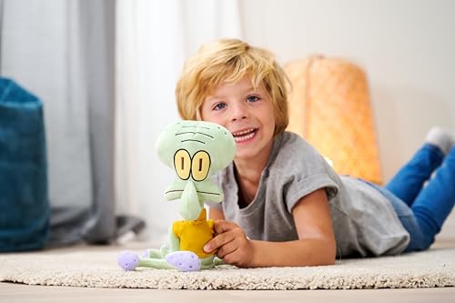 Simba Spongebob Thaddäus Tentakel 35cm Plüschfigur, recyceltes Füllmaterial, ab den ersten Lebensmonaten geeignet