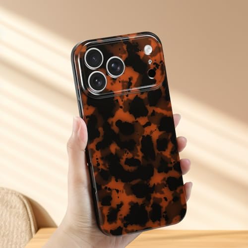 Coque iPhone 17 Pro Max écaille de tortue marron avec protection caméra intégrée - 6