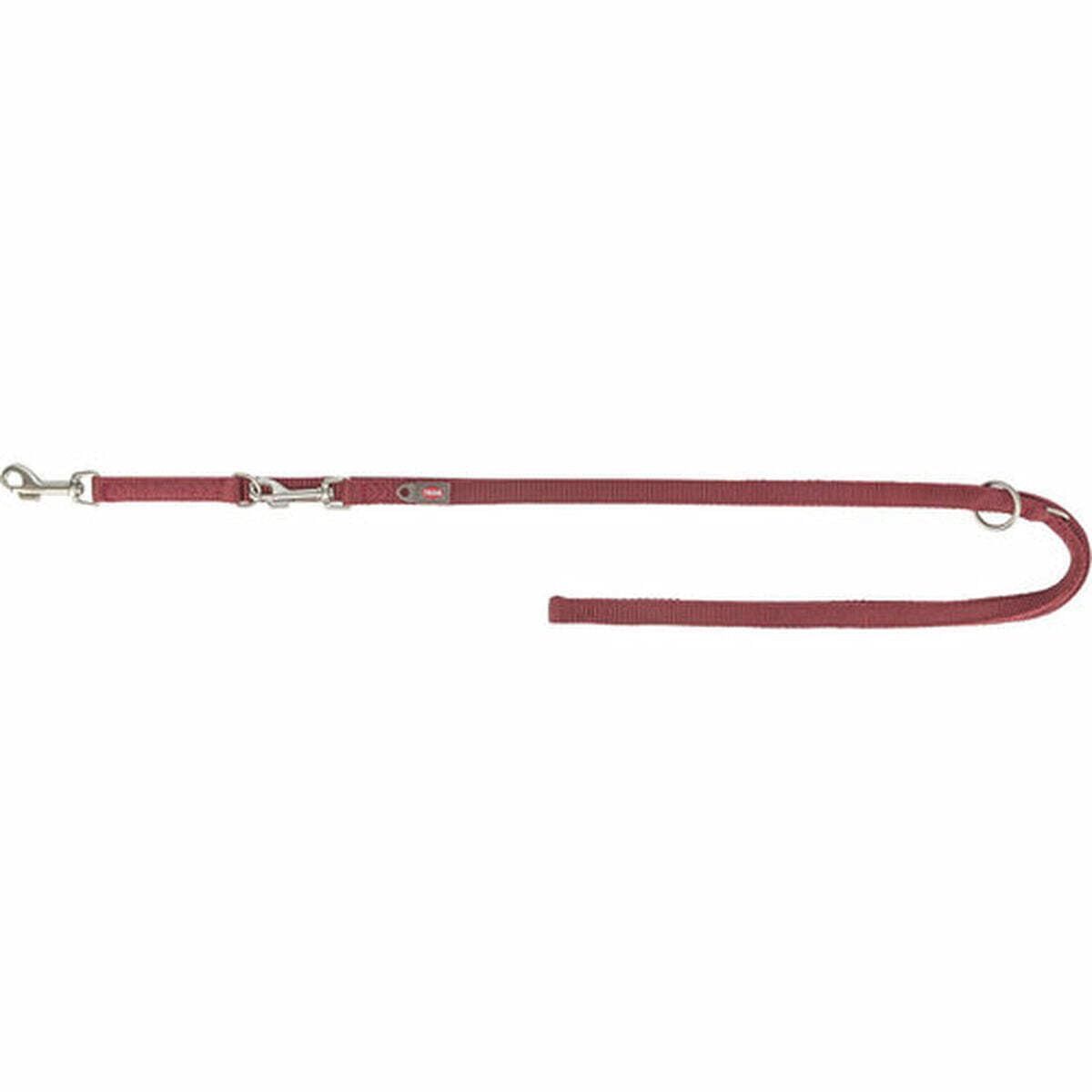 TRIXIE Premium Extension Lead, L-XL, 78.7 in/1.0 in in sangria double-layer dog lead, triple adjustable, non-slip - Image 4