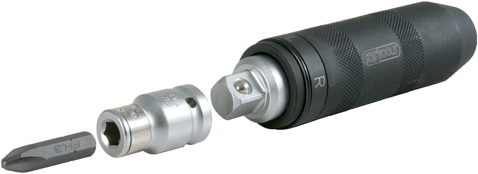 KS Tools 515.2 Screwdriver Set with Bits, 18 Pieces, White