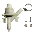 Gift2u 385311641 RV Toilet Water Valve, Compatible with Dometic 300 301 310 320 Dometic and Sealand Toilet, RV Toilet Replacement Parts with Hardware Installation Kit