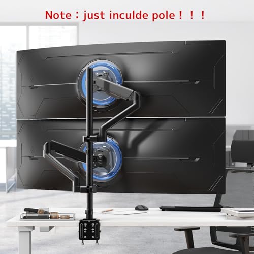 Barra de monitor extralarga de 814 mm y 35 mm de diámetro para soportes de escritorio 3